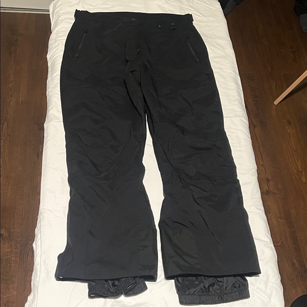 Obermeyer Black Ladies Snow Pants Size 12 Short